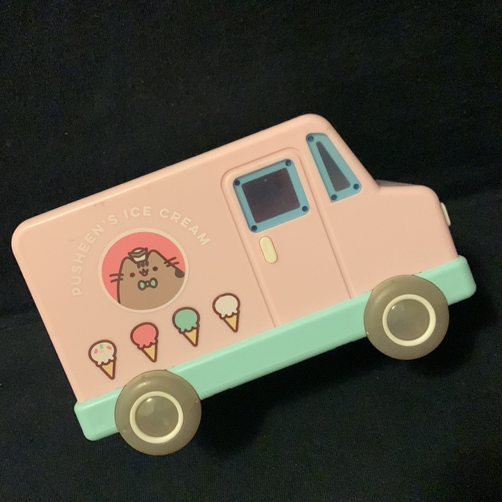Pusheen ice cream truck decoration vinyl